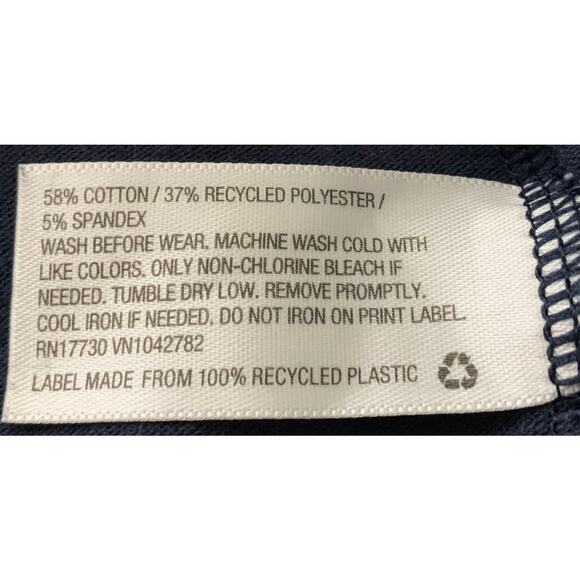 CAT & JACK SHORT SLEEVE POLO SHIRT, BOYS, XS (4/5), NAVY, ORANGE & LT BLUE TRIM - Picture 7 of 7